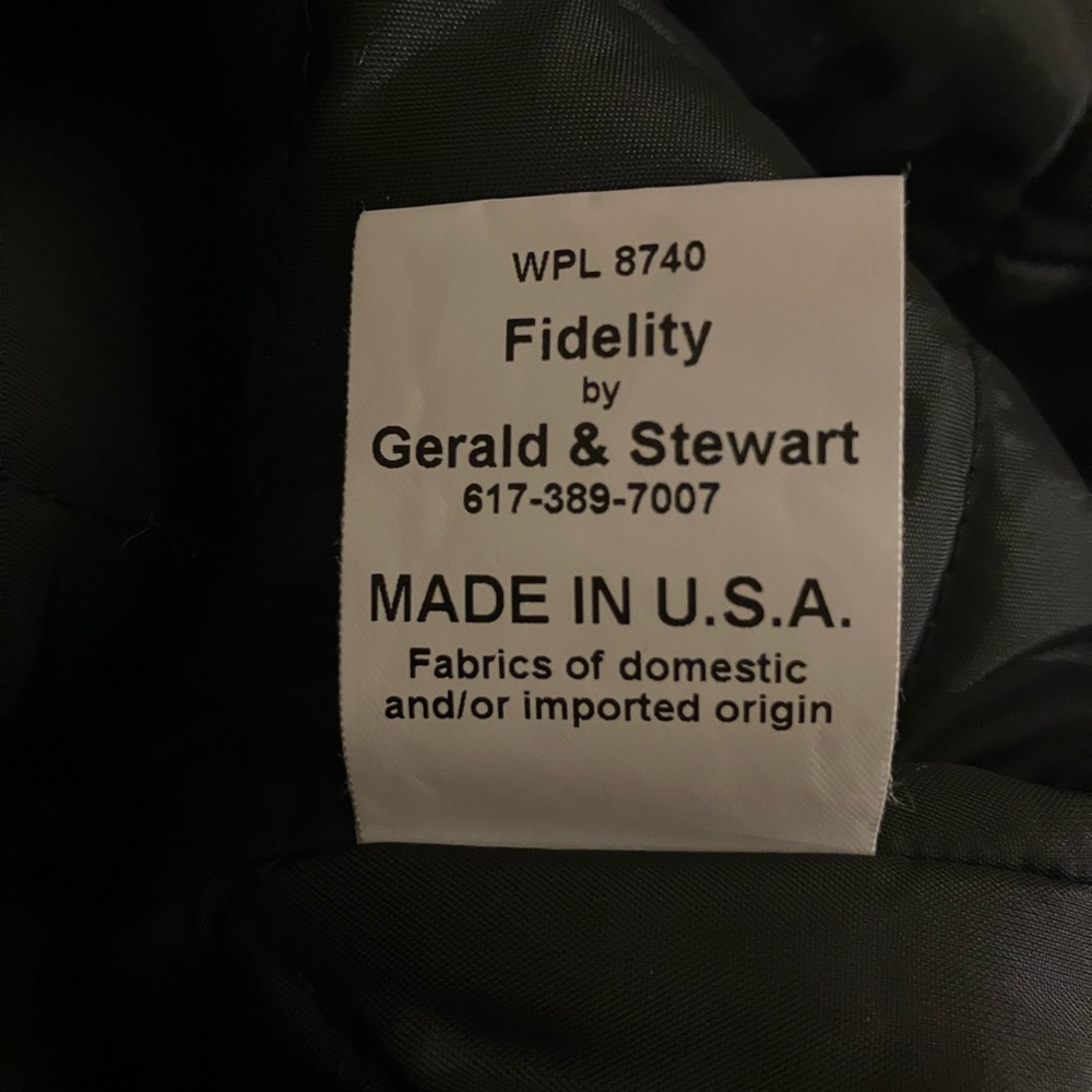 Vintage Navy Fidelity & Stewart Pea Coat Wool Blend Made In USA Sz 38 MP72132 - Picture 8 of 8